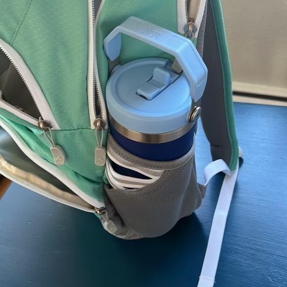 High Sierra Swoop SG Backpack Aquamarine and White. Fits 17” Laptop - Picture 9 of 13